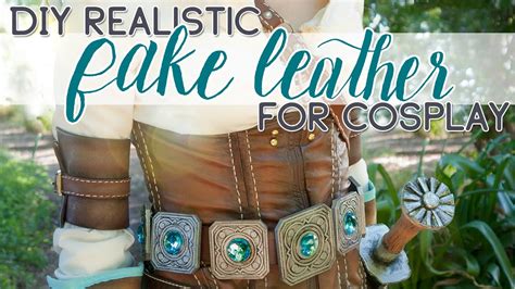 fake leather bag cosplay how to|diy cosplay leather.